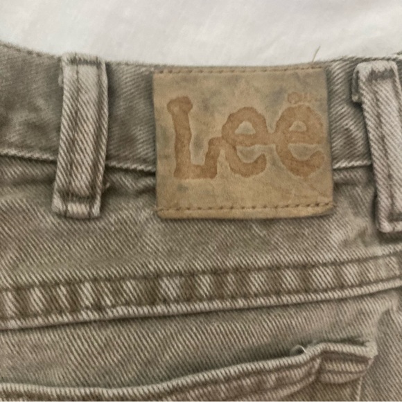 Vintage Lee Jeans Size 35X35 (Fit like a modern 30) Tan - Picture 5 of 15